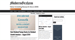 Desktop Screenshot of moderngraham.com